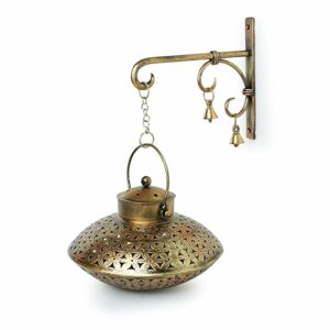 Handicraft Wall Mounted Dhoop Degchi & Tealight Lantern